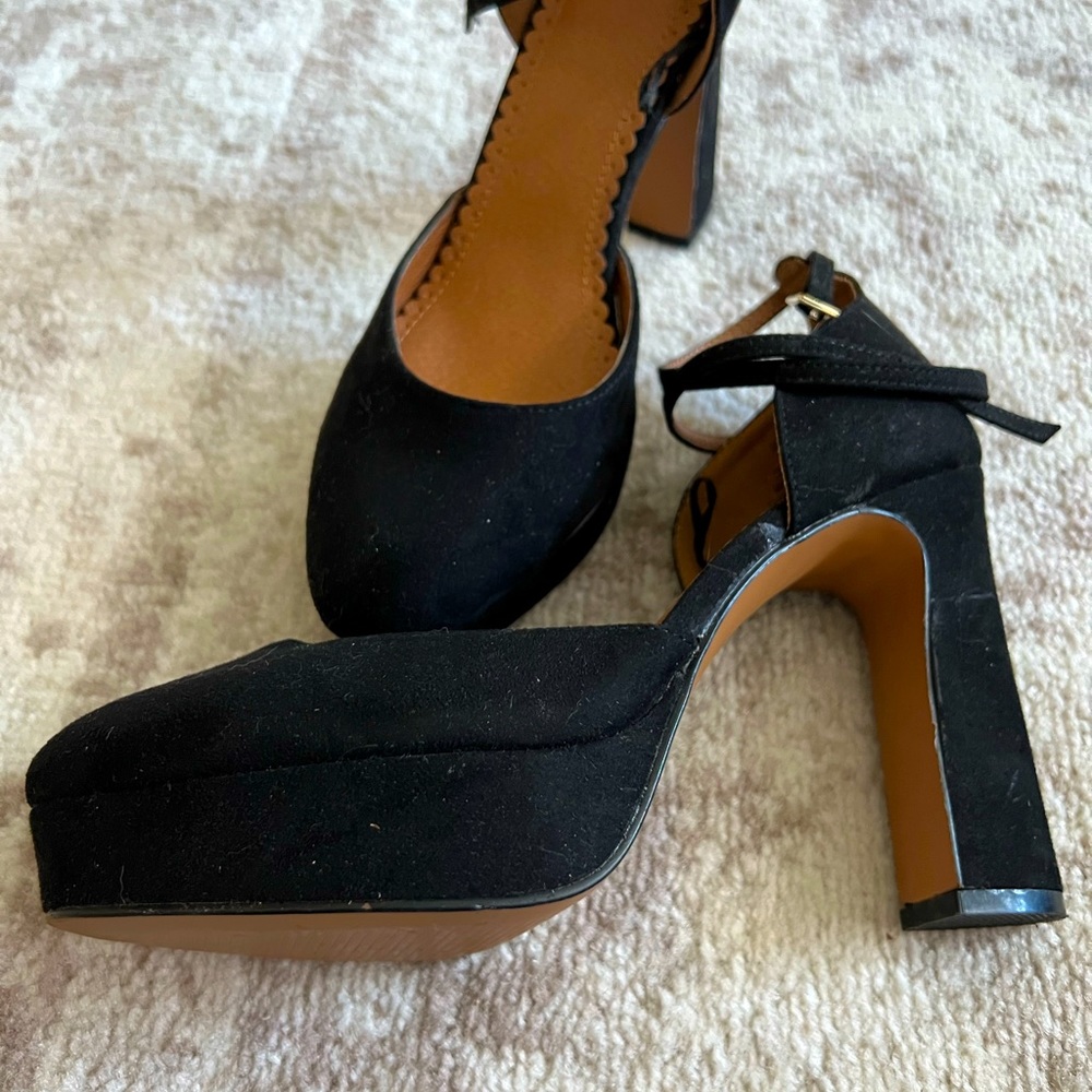 platform strappy block heels